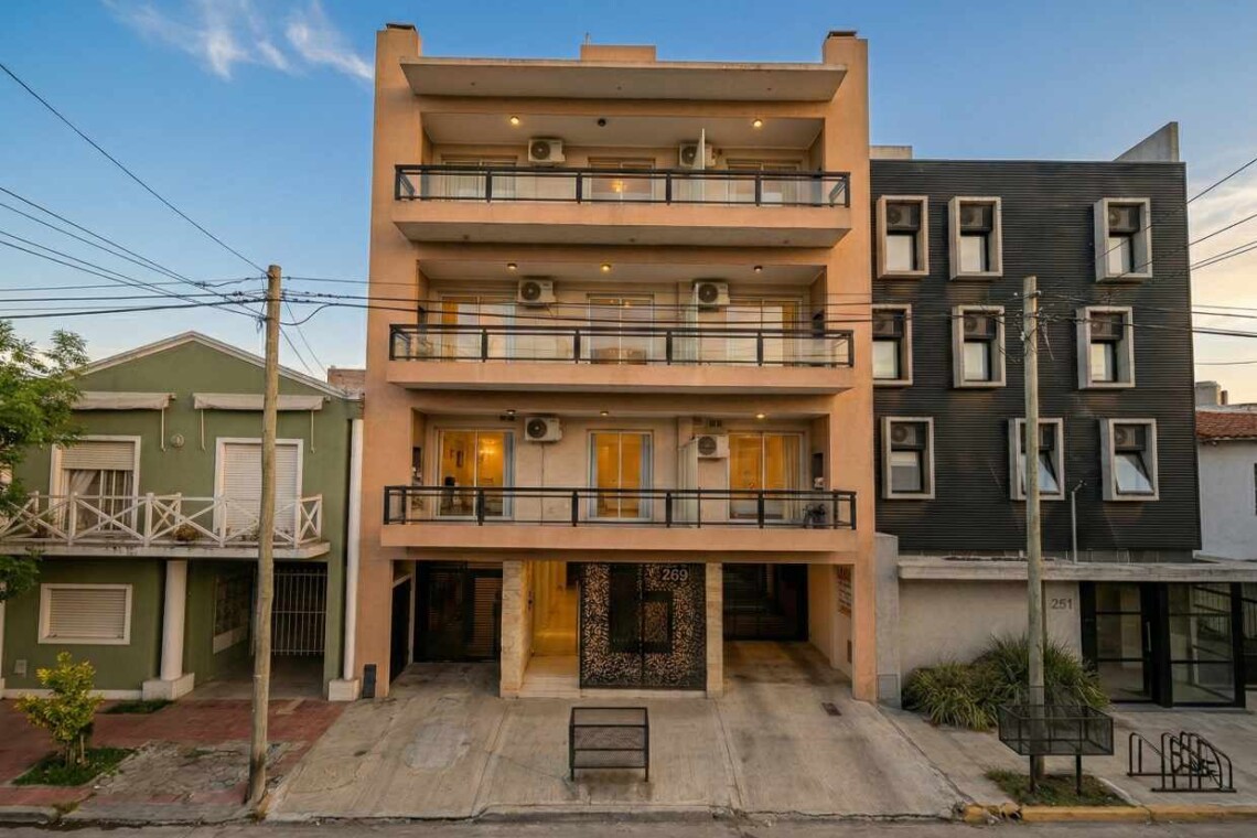 Monoambiente moderno amoblado Belgrano 269 Cañuelas centro temporario